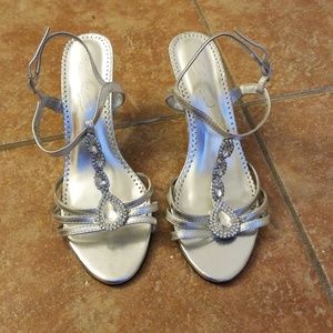 Michaelangelo Silver Heels